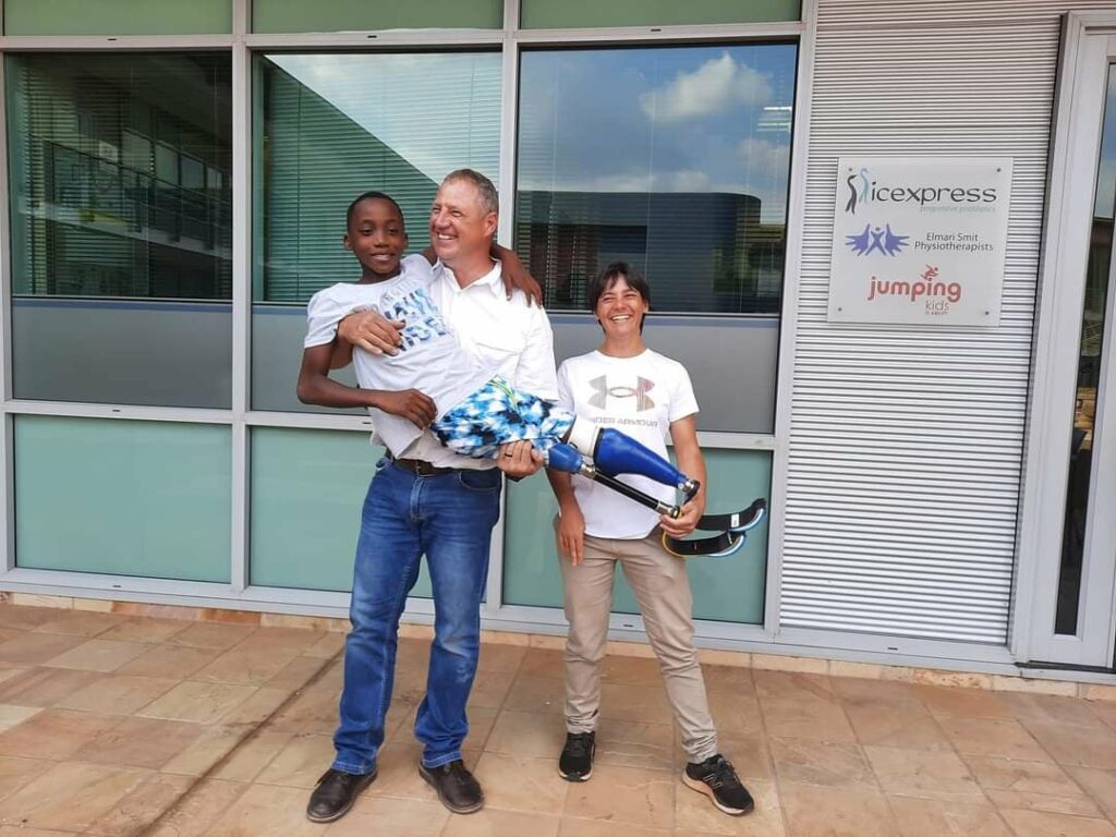 Vhutu, Limpopo Junior ambassador for Jumping Kids and inclusive education